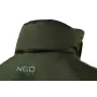 NEO TOOLS 81-573-XXXL Men's Winter Work Jacket Black/Grey, Waterproof & Windproof, Detachable Hood, EN ISO 13688