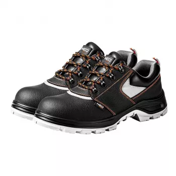 NEO Tools 82-010 S1P SRC Safety Shoes with Steel Toe Cap, Size 41, Black/Grey