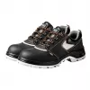 NEO TOOLS 82-018 S1P SRC Low-Cut Safety Shoes with Steel Toe Cap and Anti-Puncture Midsole, Grey/Black, Size 42