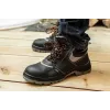 NEO TOOLS 82-027 S1P SRC Safety Boots, Steel Toe, Size 41, Black/Grey