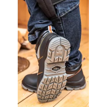NEO TOOLS 82-027 S1P SRC Safety Boots, Steel Toe, Size 41, Black/Grey