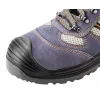 NEO TOOLS 82-046 S1P SRC Steel Toe Safety Shoes with Anti-Puncture Midsole, Suede Leather and Mesh, Black/Grey, EU 39-47