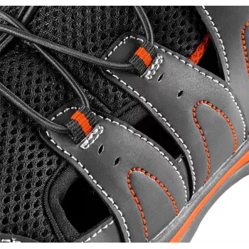 NEO Tools 82-079-47 S1P SRC Steel Toe Safety Shoes, Size 47, Black/Grey