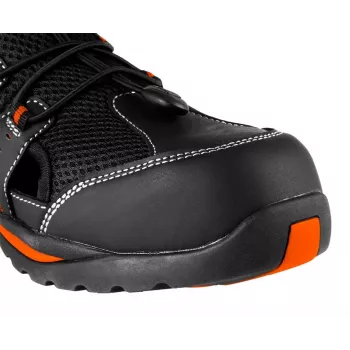 NEO Tools 82-079-47 S1P SRC Steel Toe Safety Shoes, Size 47, Black/Grey