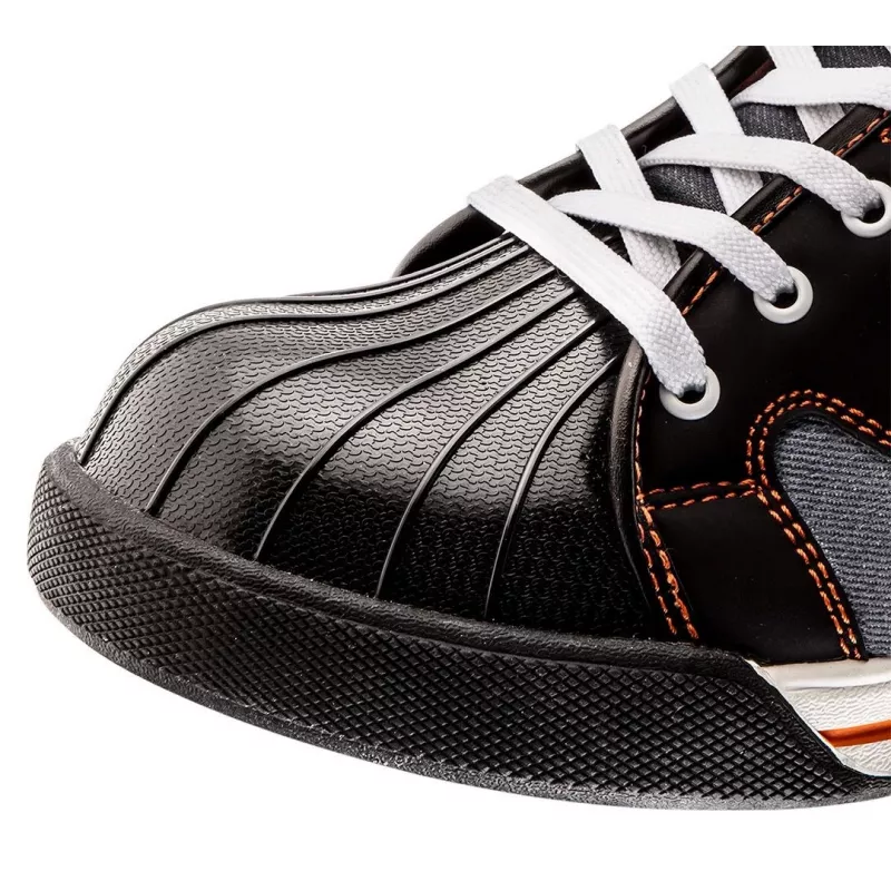 NEO Tools 82-112 S1P SRC Low-Cut Safety Shoes, Steel Toe, Size 46, Black/Grey