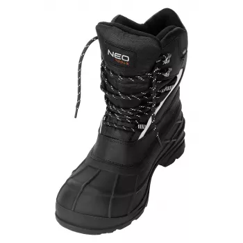 NEO TOOLS 82-139-41 S1P SRC Safety Shoes – Steel Toe, Anti-Puncture, Black/Grey, Size 41