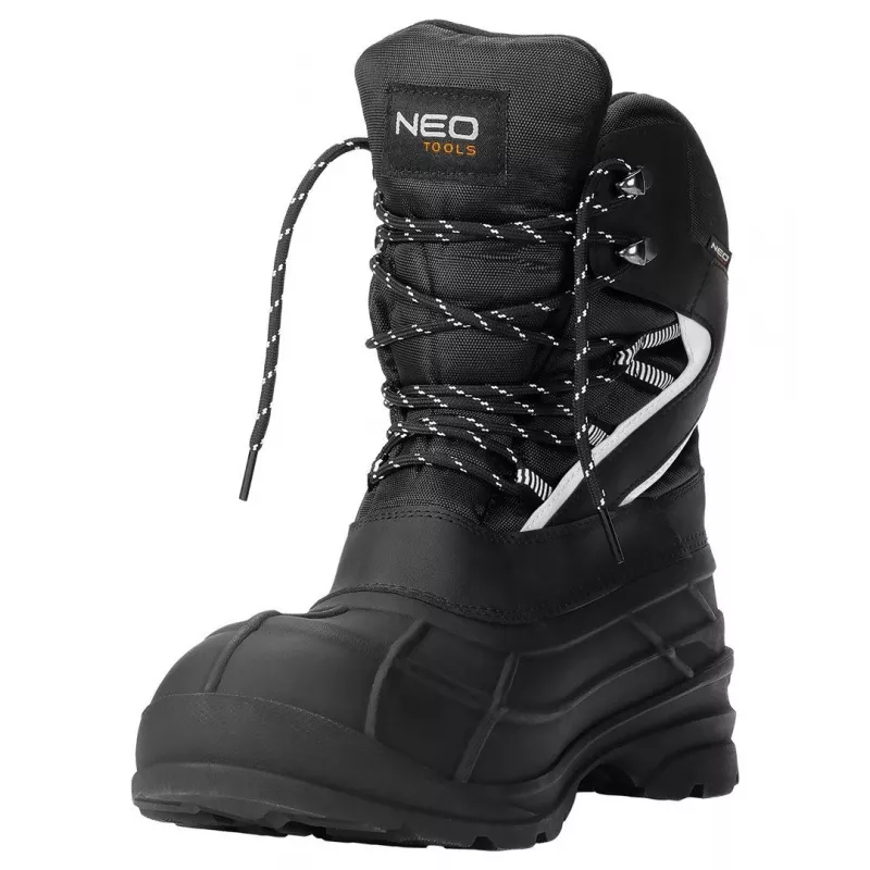 NEO TOOLS 82-139-44 S1P SRC Low-Cut Safety Shoes with Steel Toe Cap and Anti-Perforation Insert, Grey/Black, Size 44 EU