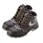 NEO TOOLS 82-141 S1P SRC Safety Shoes with Steel Toe Cap and Anti-Puncture Midsole, Suede Leather, Black/Grey, Size 41