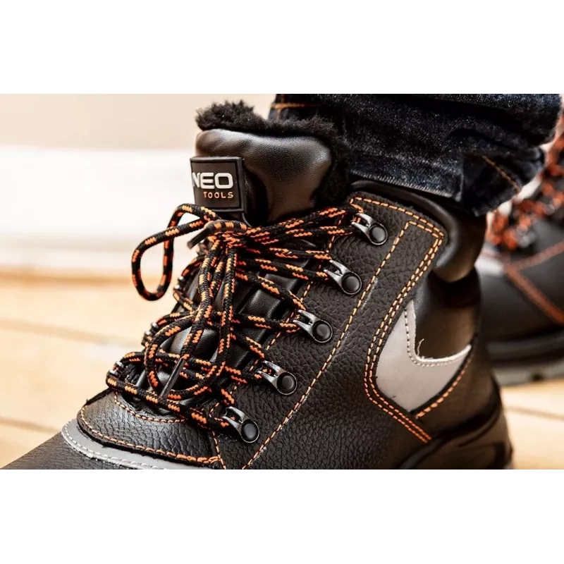 NEO Tools 82-147 S1P SRC Safety Footwear - Steel Toe, Anti-Puncture, Breathable Mesh, EU 47