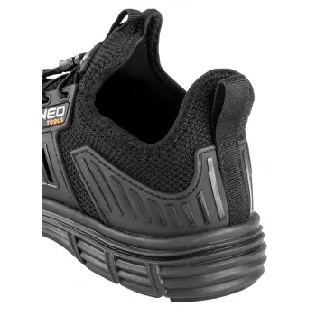 NEO tools 82-158-47 S1P SRC Steel Toe Safety Shoes, Size 47, Black/Grey