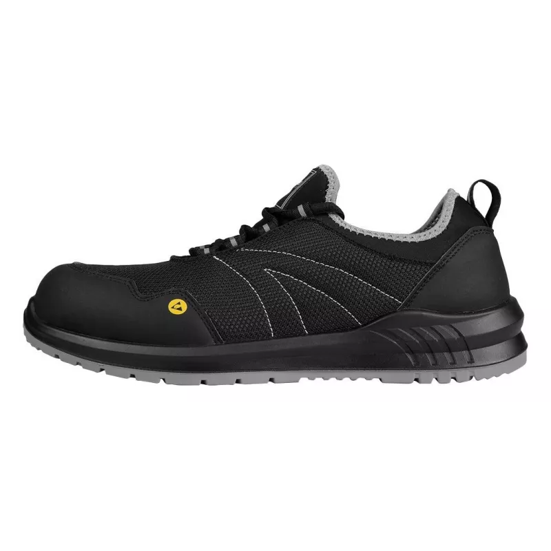 NEO Tools 82-163-43 S1P SRC Steel Toe Safety Shoes, Size 43, Black/Grey