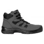 NEO Tools 82-167-46 S1P SRC Low-Cut Safety Shoes, Size 46, Split Leather, Steel Toe, Black/Grey