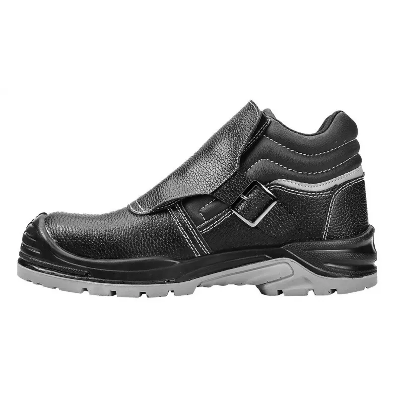 NEO TOOLS 82-181-43 S1P SRC Safety Shoes with Steel Toe Cap and Kevlar Midsole, Grey/Black, Size 43