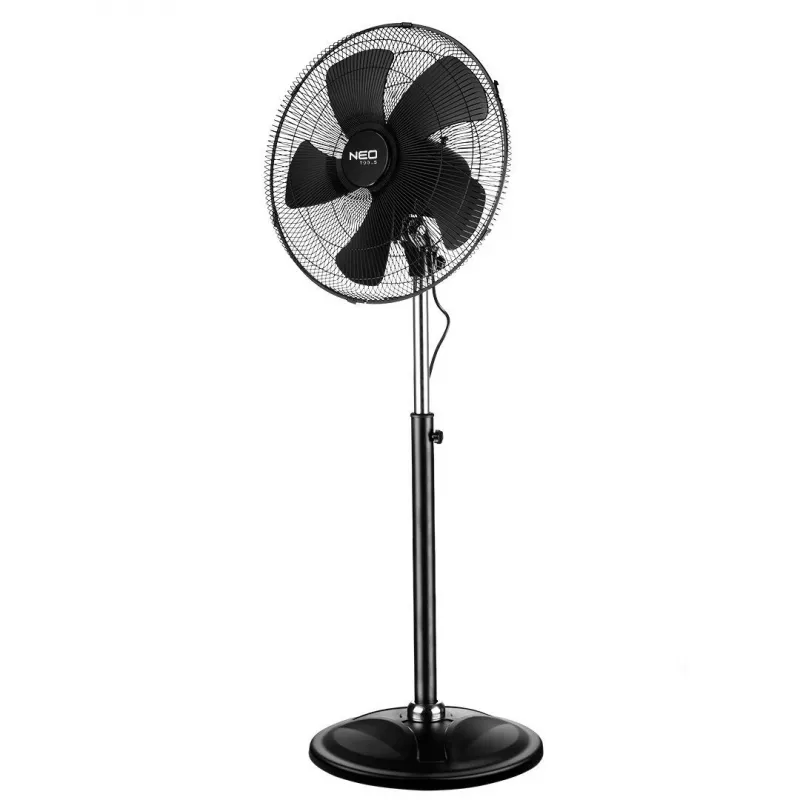 NEO Tools 90-003 Household Fan 45 cm 120 W Floor Fan Black/Silver