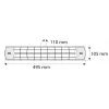 NEO TOOLS 90-031 Infrared Electric Space Heater 2000 W Black IP44 Wall/Ceiling Mount