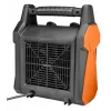 NEO Tools 90-061 Electric Space Heater 3000W, 2 Heat Settings, Fan Mode, Adjustable Thermostat, Overheat Protection, Black/Orange