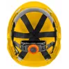 NEO TOOLS 97-210 Integrated Safety Headgear with Mesh Visor and Ear Defenders, Orange