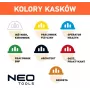 NEO TOOLS 97-210 Integrated Safety Headgear with Mesh Visor and Ear Defenders, Orange