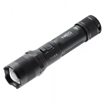 NEO TOOLS 99-035 COB LED Rechargeable Headlamp with Motion Sensor, 300 lm, IPX4, USB-C, Adjustable Angle, Magnetic Base