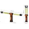 NEO TOOLS 99-066 Rechargeable COB LED Work Light with Magnetic Base and Swivel Hook, 300 lm