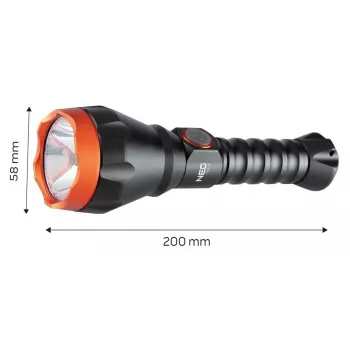 NEO TOOLS 99-070 XPE + COB LED Headlamp with Motion Sensor, 120 lm, IPX4, 3x AAA