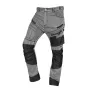 NEO TOOLS Denim Work Trousers with Oxford Reinforcements, Grey, Size M