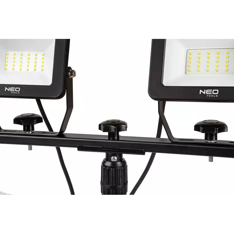 NEO TOOLS Double Spotlight 2x50W SMD LED 8500lm 230V on Tripod 1.8m