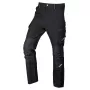 NEO TOOLS Mix&Match Work Trousers, 4-Way Stretch, Black-Green, Size L
