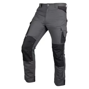 NEO TOOLS Mix&Match Work Trousers Canvas with Cordura Reinforcements Grey/Black Size S