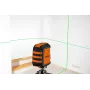 NEO TOOLS TOP-75-106 Cross Line Laser Level with 2 Red Beams, Self-Leveling, IP54, 10 m Range, 1/4 inch Thread, Includes Fabric Case