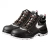NEO TOOLS Work Boots Leather Size 39 CE - S3 Safety Boots with Steel Toe Cap, Black