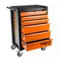 NEO Tools Workshop Cabinet 6 Drawers, 280 kg Total Load, Lockable, Ball-Bearing Slides, Anti-Tilt, 4 Castors, Steel