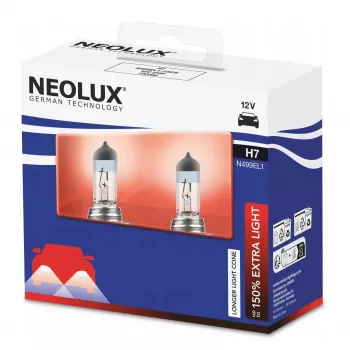 Neolux H7 Extra Light 2-Pack Halogen Bulb 12V 55W