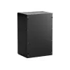 NETRACK 019-180-645-022 Wall/Hanging Cabinet 19 inch 18U 450mm Glass Door Black Removable Side Panels