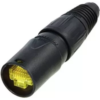Neutrik NE8MX-B-1 etherCON Cable Connector Carrier - Black Chromium Shell, RJ45 Protection