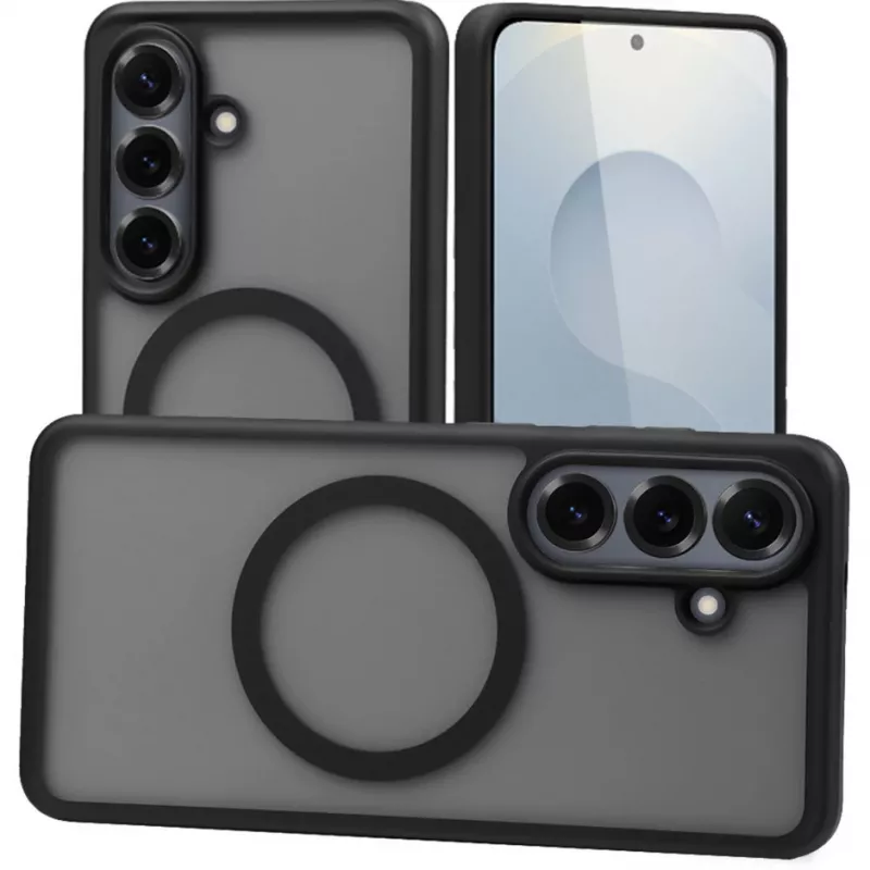 Nevox StyleShell Invisio Samsung Galaxy S26+ MagSafe Case Black