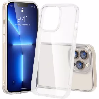 NEVOX StyleShell SHOCKFLEX Cover for Apple iPhone 14 Pro 6.1 inch Transparent