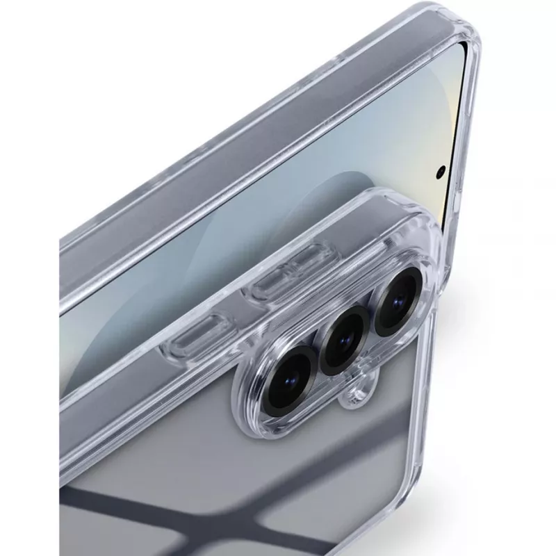 Nevox StyleShell SHOCKFlex Protective Case for Samsung Galaxy S26 Plus, Transparent