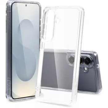 Nevox StyleShell SHOCKFlex Protective Case for Samsung Galaxy S26 Plus, Transparent