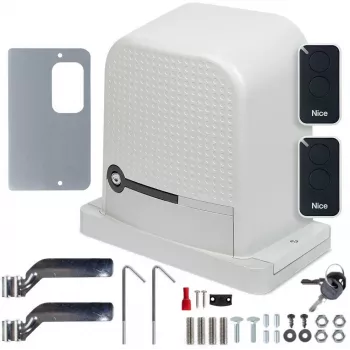 NICE ROBO 1000 Sliding Gate Opener Kit (without Photocells)