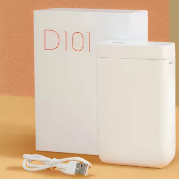Niimbot D101 Portable Thermal Label Printer, 203 dpi, Bluetooth, White
