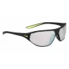 NIKE AEROSWIFTEDQ0 Unisex Sport Sunglasses - Matte Black, Grey Tint, 65mm Lens