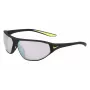 NIKE AEROSWIFTEDQ0 Unisex Sport Sunglasses - Matte Black, Grey Tint, 65mm Lens