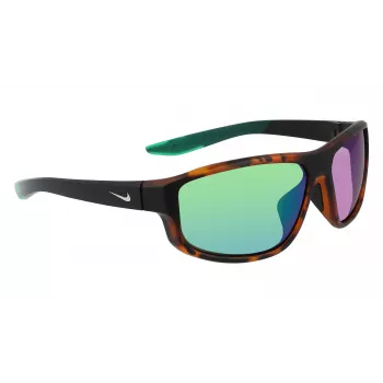 Nike Brazen Fuel MDJ Sunglasses - Black Frame, Grey Lens with Silver Flash Mirror
