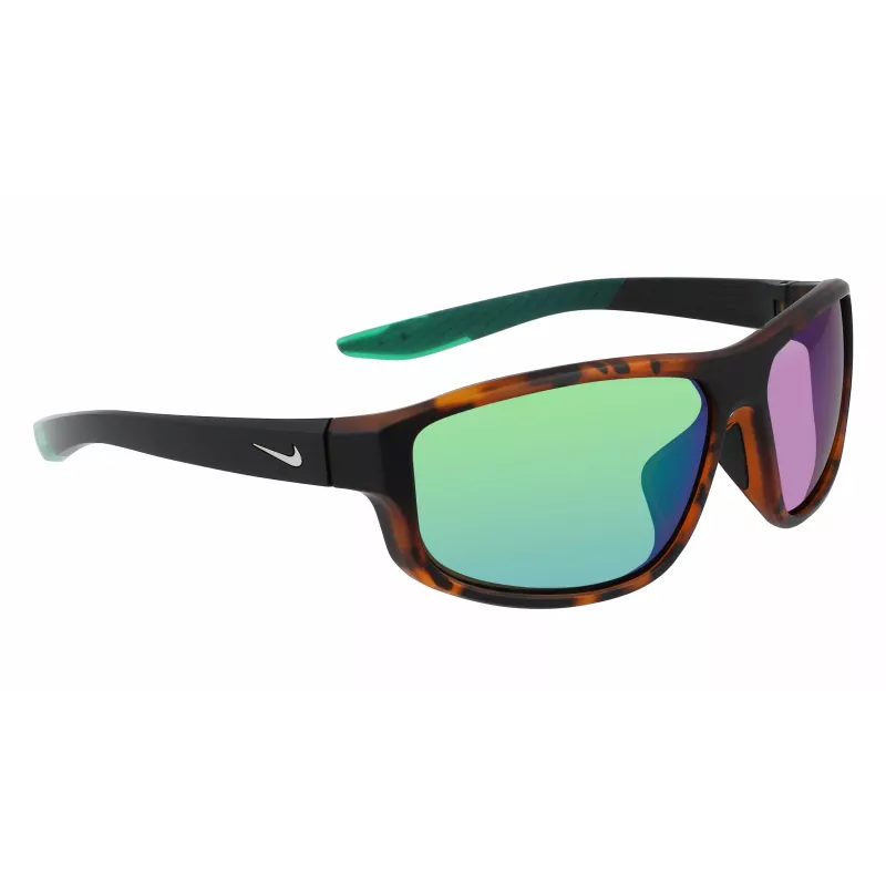 Nike Brazen Fuel MDJ Sunglasses - Black Frame, Grey Lens with Silver Flash Mirror