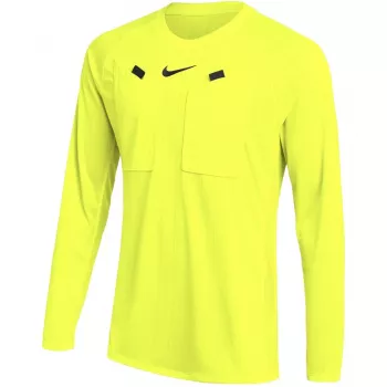 Nike Dri-FIT Referee III Men's Long Sleeve Football Referee Top Yellow HV8326 702 XL