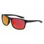 NIKE ENDURE MFJ Unisex Sport Sunglasses - Matte Black Frame, Grey Lens, 59mm