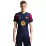 Nike FC Barcelona Strike Men's Football Training Top Navy Blue XL
