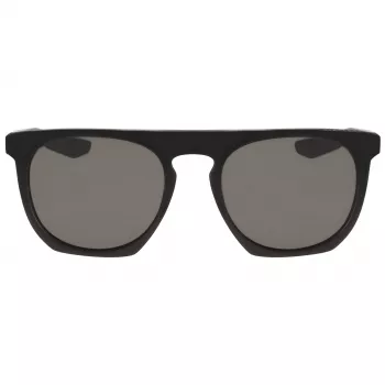 NIKE Flatspot EV09 Men's Sunglasses - Matte Black Frame, Grey Lens, 52mm