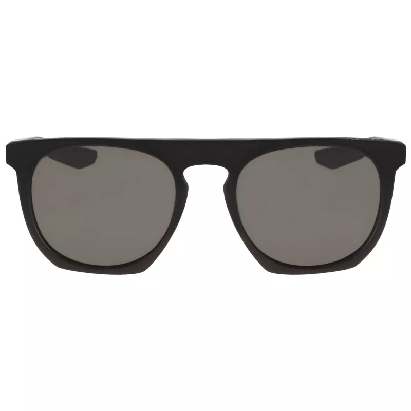 NIKE Flatspot EV09 Men's Sunglasses - Matte Black Frame, Grey Lens, 52mm
